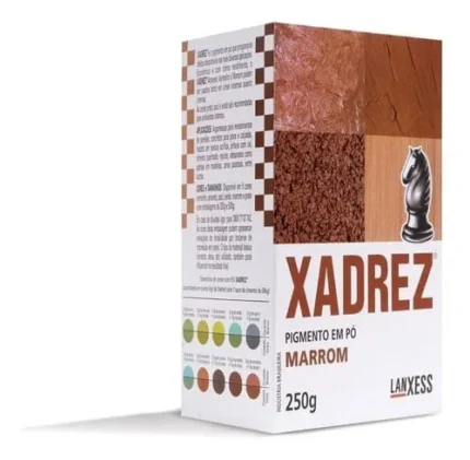 Xadrez pó marrom